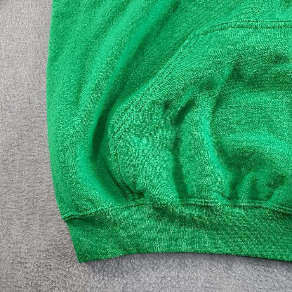 Neely Irish Pub Hoodie Mens Large Green Gildan May Your Cup Ne'er Run Dry Pullov - Picture 5 of 9